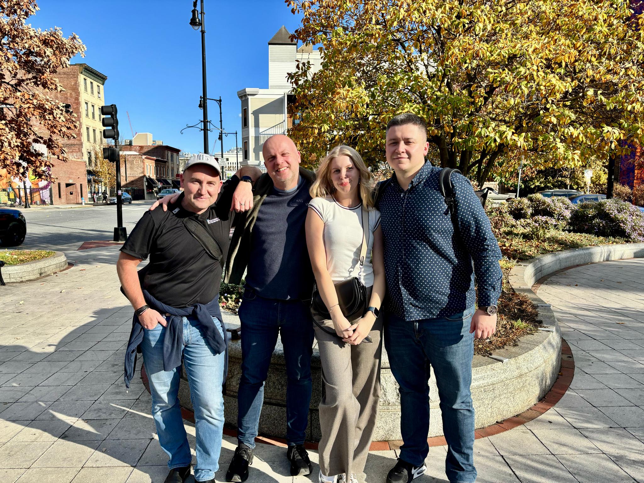 The Binariks team gathered for a group portrait